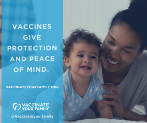 Vaccines give protection and peace of mind
