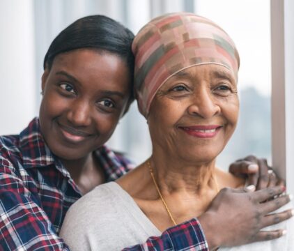 Courageous woman with cancer spends precious time with adult daughter
