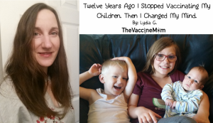 Lydia used to be anti-vaccine until she changed her mind