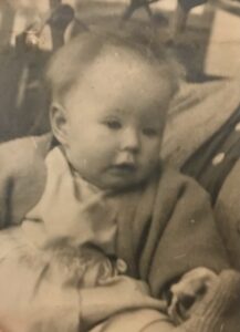 Image of Beth as a baby